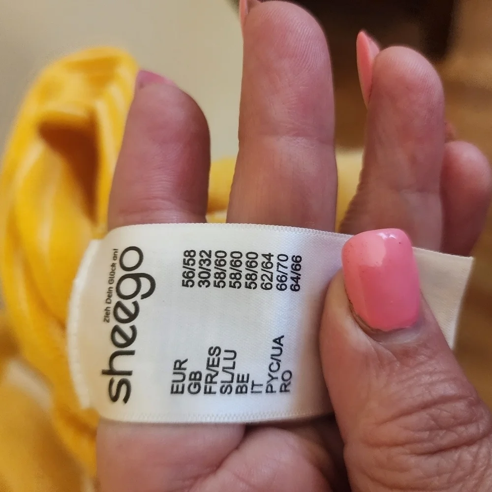 V6 - NWOT Sheego V-Neck Sweater EUR 56/58 XL - Picture 4 of 4